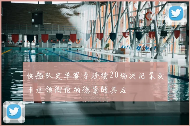 快船队史单赛季连续20场次记录麦卡杜领衔伦纳德紧随其后