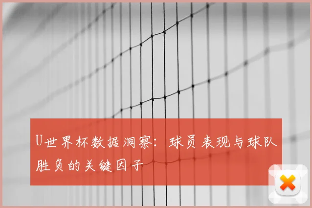 U世界杯数据洞察:球员表现与球队胜负的关键因子